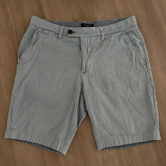 Ted Baker Blue/Gray Shorts 33R - Picture 1 of 8